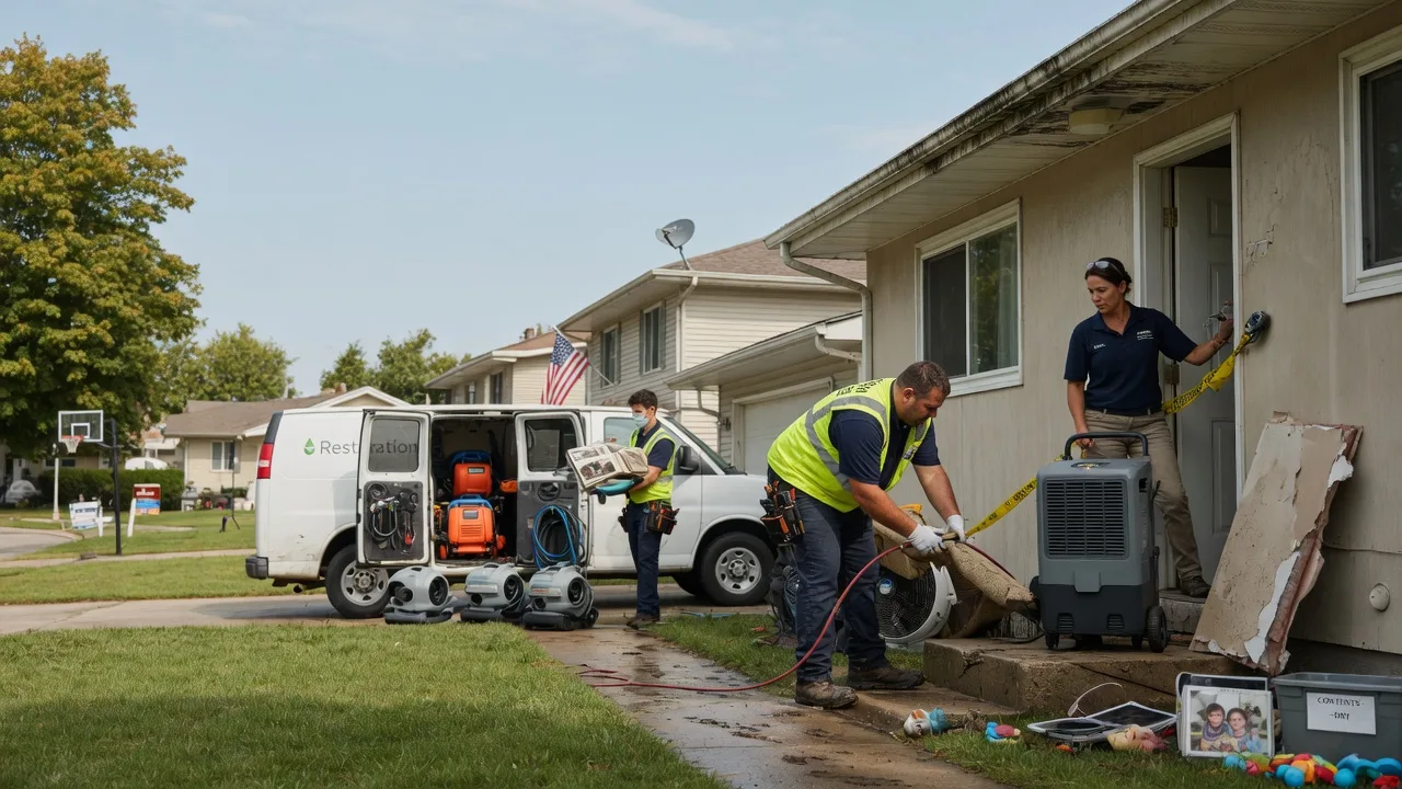 Water Damage Restoration in Belfield, ND near me